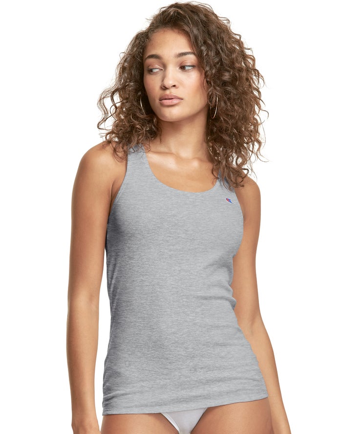 Champion Tanktop Dames - Grijs - Heritage ( 638491-TJX )